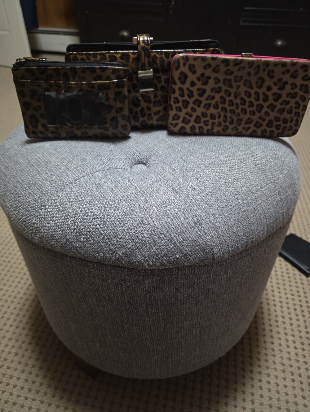 3pc Bundle Leopard Print Women’s Wallet Set